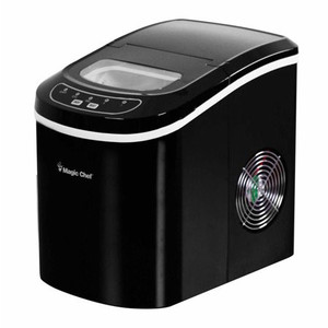 lot 1665 image: Magic Chef 27 Lb. Capacity Portable Countertop Ice Maker Black (Bullet Ice) - Does Not Power On