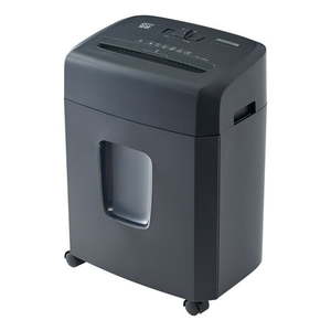lot 4897 image: PenGear 10-Sheet Cross-cut PaperCredit Card Shredder with 4 Gallon Bin Black Home and Office Use