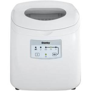 lot 4902 image: Danby DIM2500WDB 25 lbs. Countertop Ice Maker in White - Retail $289.99