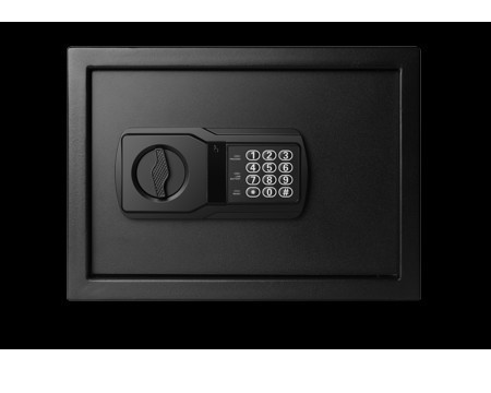 lot 5576 image: Pen  Gear Safes Model 44E20 with Electronic Lock Backup Key 1 Shelf Black RETAIL $60.00