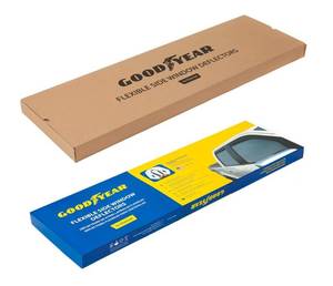 lot 1747 image: Goodyear Shatterproof in-Channel Window Deflectors, Rain Guards, Window Visors for Cars, Vent Deflector, Car Accessories