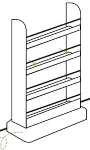 lot 1751 image: Wood Shelf
