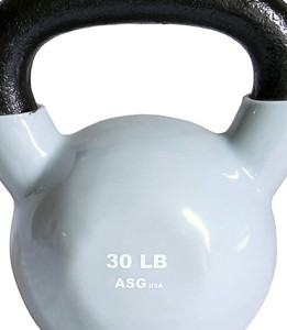 lot 3940 image: Vinyl Kettlebell 35LB