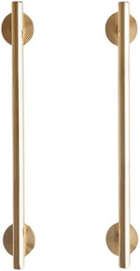 lot 5731 image: Cabinet Handles Polished Gold Solid Brass Knob 5quot-16quotHandles Longer Drawer Pulls Pure Copper Kitchen Cabinet Handles Furniture Hardware