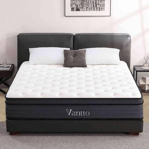 lot 10022 image: Vantto Full Mattresses, 12 Inch Memory Foam Hybrid Mattress, Pocket Spring Mattress in a Box for Motion Isolation, Strong Edge Support, Pressure Relief and Supportive, CertiPUR-US&nbsp