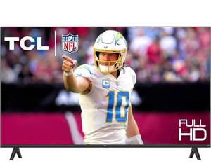 lot 10032 image: TCL 40-Inch Class S3 1080p LED Smart TV with Fire TV (40S350F, 2023 Model), Alexa Built-in, Apple AirPlay Compatibility, Streaming FHD Television,Black Appears New, Tested