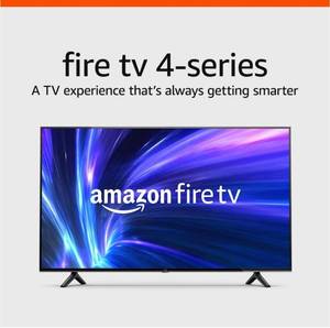 lot 10044 image: Amazon Fire TV 55 4-Series 4K UHD smart TV with Fire TV Alexa Voice Remote, stream live TV without cable Appears New, Tested
