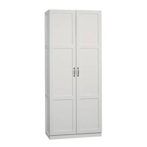lot 10047 image: Sauder Select Storage Cabinet Pantry cabinets, White finish&nbsp
