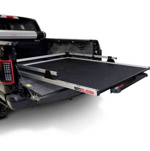 lot 10058 image: Bedslide 1000 Classic Sliding Truck Bed Organizer, 95 x 48-Inch, Capacity 1000 lbs, Truck Bed Storage Drawer, Silver
