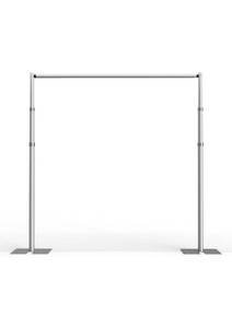 lot 10069 image: EMART Pipe and Drape Backdrop Stand Kit, Backdrop Stand Heavy Duty 10ftx10ft, Adjustable Metal Frame for Backdrop, Background Stand Backdrop for Wedding Birthday Party Banquet Decorations