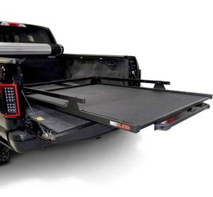 lot 10205 image: BEDSLIDE CONTRACTOR (75 X 48)  15-7548-CGB  Durable Sliding Truck Bed Cargo Organizer  MADE IN THE USA  1,500 lb Capacity (Black)