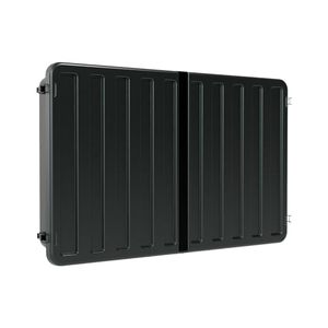 lot 10208 image: Outdoor TV Hard Cover Weatherproof Protection for Television - Mounts Right on The Wall - TV Wall Mounting Bracket Included � (45-55 inch), Black&nbsp