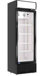 lot 10226 image: Merchandiser Refrigerator with Glass Doors 23�, Beverage Display Cooler, Commercial Upright Freezer Display with LED Lighting, Adjustable Shelves for Beverages, Beer, and Drinks, Black