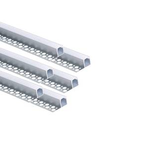 lot 10255 image: Besseto Plaster-in LED Channel 6 Pack 6.6FT2 Meter Trim Edge Tile LED Strip Aluminum Channel, Trimless Recessed Drywall Aluminum LED Profile with Milky Diffuser and End Caps&nbsp