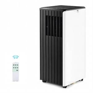 lot 10256 image: DENBIG Portable Air Conditioner for Room up to 350 sq.ft, 8,000 BTU AC Unit with Dehumidifier and Cooling Fan with 2 Speeds, 24-Hour Timer, Sleep Mode, Remote Control, Window Installation Kit -&nbsp