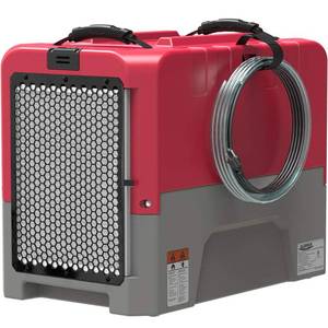lot 10258 image: ALORAIR LGR Commercial Dehumidifier with Pump Drain Hose, 180 Pint Large Capacity Crawl Space Dehumidifier for Water Damage Restoration, Basements Warehouse &amp Job Sites, 5 Years Limited Warranty, Red