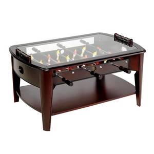 lot 10278 image: Barrington 42� Foosball Coffee Table, Durable &amp Stylish Contemporary Design with Tabletop Sports Soccer Balls, Perfect for Family Game Rooms&nbsp