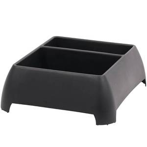 lot 1692 image: Moblorg Heavy Duty Storage Organizer for Vehicle Trunk, Garage, Under Sink Organizer, Recycled Plastic, Made in USA (Black)