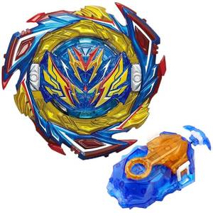 lot 2094 image: Konikiwa Bey Battling String Launcher, Savior Valkyrie Top Burst Launcher Set, Left and Right Spin Launcher DB Launcher Compatible with All Bey Burst Series - Blue