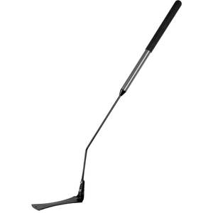 lot 2105 image: Walensee Grass Whip with Double-Edged Serrated Sharp Steel Blade Weed Grass Cutter with Soft Rubber 22-Inch Handle Cut Tall Grass and Overgrown Weeds in The Yard, Fields, and Ditches, Black,1 Pack