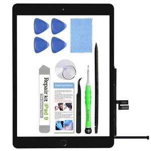lot 6383 image: for iPad 9 (9th Gen 2021) A2602 A2603 A2604 A2605 Screen Replacement Glass Touch Digitizer Repair Kit with Home Button & Tools - Only for iPad 9 9th Generation