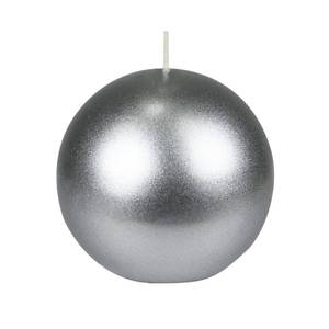 lot 6426 image: Zest Candle 2-Piece Ball Candles, 4-Inch, Metallic Silver