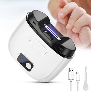 lot 6440 image: Automatic Nail Clipper, Baby Nail Trimmer Electric with 3 Speeds Mode, LCD Digital Display and Nail Clip Storage, USB Rechargeable Electric Nail File for Kids, Children, Adults and Seniors