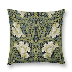 lot 6445 image: Keebik William Morris Pimpernel Design Throw Pillow Cover Soft Decorative Throw Pillowcases Cushion Case for Home Decor Living Room Bed Couch Car 20x20 Inch