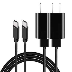 lot 6471 image: 2 Pack 10FT USB Type C Wall Charger for Samsung Galaxy A14 5G A23 A13 A54 A34 A03S A04e A04s A04 A80 A70 A71 A60 A50 A40 A30 A20e A20 A8, A8 Star, A9 A6s Cell & More Phone Adapter Charging Cord Cable