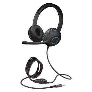 lot 6479 image: Cyber Acoustics 3.5mm Stereo Headset (AC-5002) with Noise Canceling Microphone for PCs, Tablets, and Cell Phones in The Classroom or Home