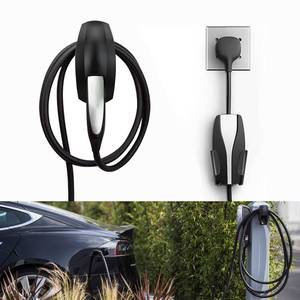 lot 6482 image: SEVEN SPARTA Charging Cable Holder with Chassis Bracket Compatible with Tesla Model 3 Model Y Model X Model S Charger Cable Organizer Car Accessories Wall Connector, Patent Approved (Black)