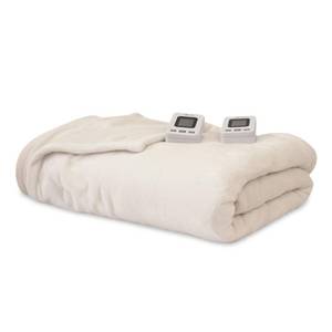 lot 7089 image: SensorPedic Heated Electric Blanket with SensorSafe, King, Ivory - Retail $104.05