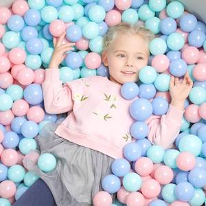 lot 7102 image: TRENDBOX 100 pcs Macaron Ball Pit Balls Plastic Balls for Ball Pit Pool Playpen Babies Kids Children Birthday Parties (100 pcs)