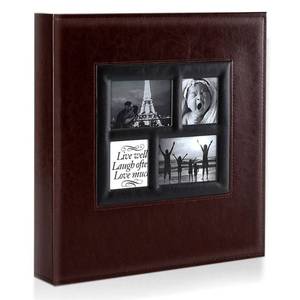 lot 7107 image: Ywlake Photo Album 4x6 1000 Pockets Photos, Extra Large Capacity Family Wedding Picture Albums Holds 1000 Horizontal and Vertical Photos Brown