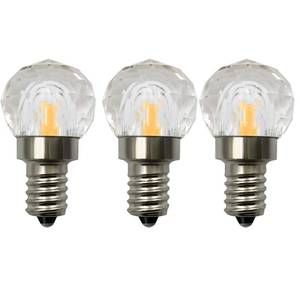 lot 8036 image: YDJoo E12 2W Crystal LED Light Bulb Dimmable COB Bulbs 20W Incandescent Equivalent Warm White 3000K E12 Candelabra Base 200LM for Desk Lamps Ceiling Fan Chandelier Home Lighting, 3 Pack