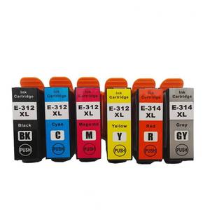 lot 8065 image: A 312XL 314XL Ink Cartridges Remanufactured for Expression Photo HD XP-15000 Color Wide-Format Printer