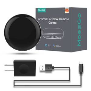 lot 8089 image: MoesGo WiFi IR Control Hub for Smart Appliances via Voice and Smart LifeTuya App, Compatible with Amazon Echo and Google Home