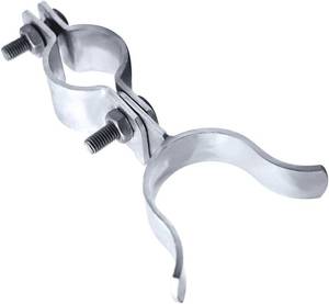 lot 8102 image: A 1-38 Fork Latch Galvanized Fence Gate Latch for Chain Link Fence Gate Frames with Padlock Hole Wall Mount to Gate Post or Wall (Pack of 1)