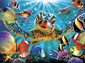 lot 8122 image: Buffalo Games - Tiny Bubbles - 1000 Piece Jigsaw Puzzle