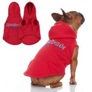 lot 8130 image: Reebok Dog Hoodie �� Fleece Dog Sweater with Leash Hole, Cold Winter Dog Sweatshirt for Small Medium and Large Dogs, Premium Dog Fall Sweater Pullover Hoodie, Cozy Warm Perfect Dog Christmas Outfit