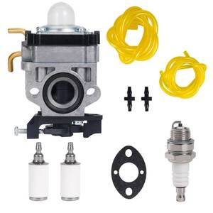 lot 8143 image: Mikatesi 308054129 RY38BP Carburetor Kit Replaces for Ryobi RY38BP 38cc Backpack Blower Parts with Fuel Line Filter Gaskets Kit