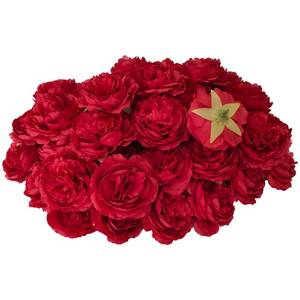 lot 8148 image: ARTIFIPLANT Red Rose Heads for Craft,3.3 Rose Heads Artificial Flowers,40 Pcs Silk Rose Heads Bulk,Satin Rose Heads No Stem for DIY Flower Well,Crafts Bouquest (red)