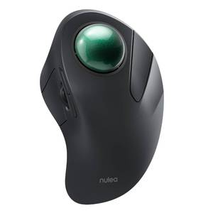 lot 8153 image: Nulea Wireless Ergonomic Trackball Mouse, Rechargeable, Bluetooth Rollerball Mouse, 44mm Index Finger Trackball, 5 Adjustable DPI, Compatible with PC, Laptop, iPad, Mac, Windows, Android