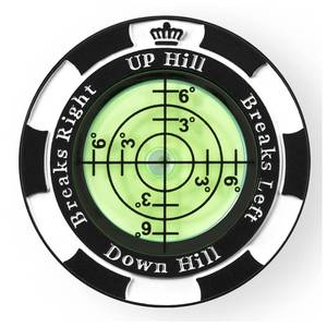 lot 8164 image: SlopeMaster ProGreen Reader - Golf Ball Marker with High Precision Green Reading Aid Golf Accessories for Men Women(Black)