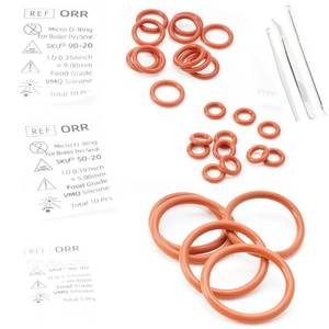lot 8217 image: Food Grade Silicone O Ring Repair Kit, to Solve Boiler Pin Brew Group Hot Water Issues, Compatible for Philips Coffee Machines (Standard)