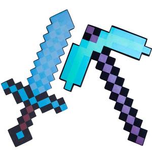 lot 8235 image: MLKGZ Pickaxe and Sword Toys,Game Transforming Kids Role-Play Accessory,Halloween,Christmas,Party Gifts for Video Game Fans (Style 1)