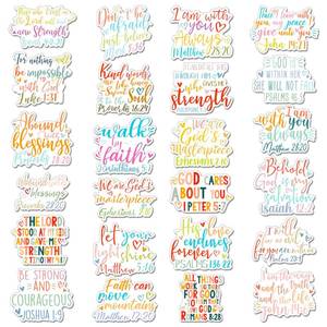 lot 8246 image: Sinmoe 24 Pieces Inspirational Fridge Magnets Bible Verse Magnets Locker Magnets for Girls Motivational Quotes Magnets Cute Refrigerator Magnets for Classroom Whiteboard School (Biblical Style)