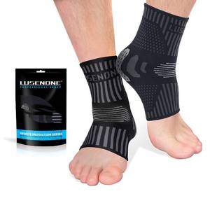 lot 8265 image: Lusenone Ankle Brace for Women & Men (Pair), Compression Ankle Sleeve- Best Ankle Support Socks for Plantar Fasciitis, Sprained Ankle, Achilles Tendonitis, Foot Pain Relief, Running,Sports
