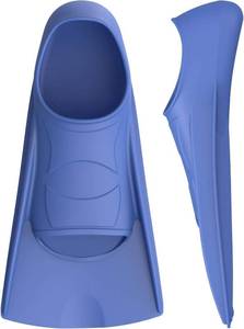 lot 8287 image: Gintenco Swim Fins, Kids Swim Training Fins for Lap Swimming, Travel Size Flippers with Mesh Bag, Silicone Swimming Fins for Kids Teens Adults Women Men