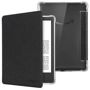 lot 8293 image: CoBak Case for 6 Kindle 11th Gen (2024 and 2022 Release) - Ultra Slim Transparent Clear TPU Back Shell Protective Cover with Auto WakeSleep for Kindle 11th Generation 2024 Release, Black